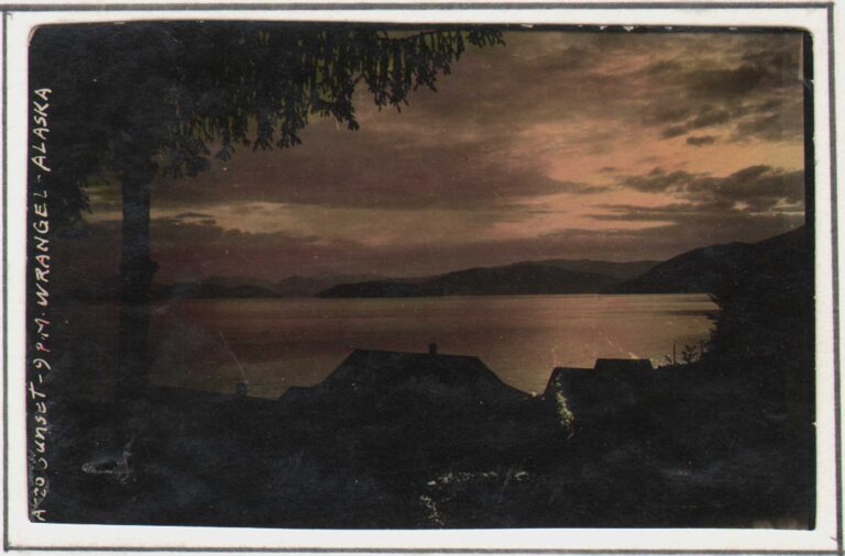 Sunset – 9 pm – Wrangell Alaska