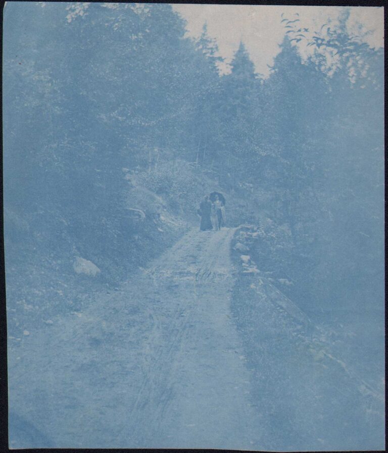 Couple Walking in Roadway near Windsor, CT