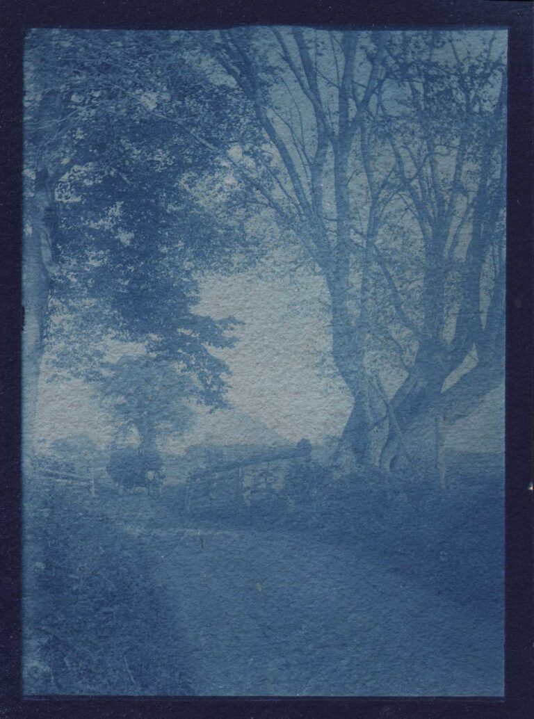 Hay Cart in Roadway near Windsor, CT