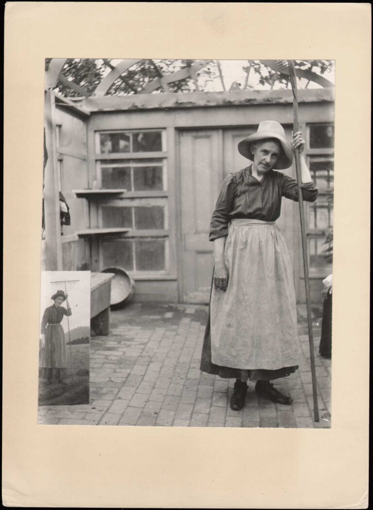 Jeanette Bernard: Working Woman with Hay Rake