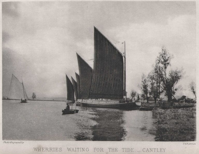 Wherries Waiting for the Tide ⎯Cantley