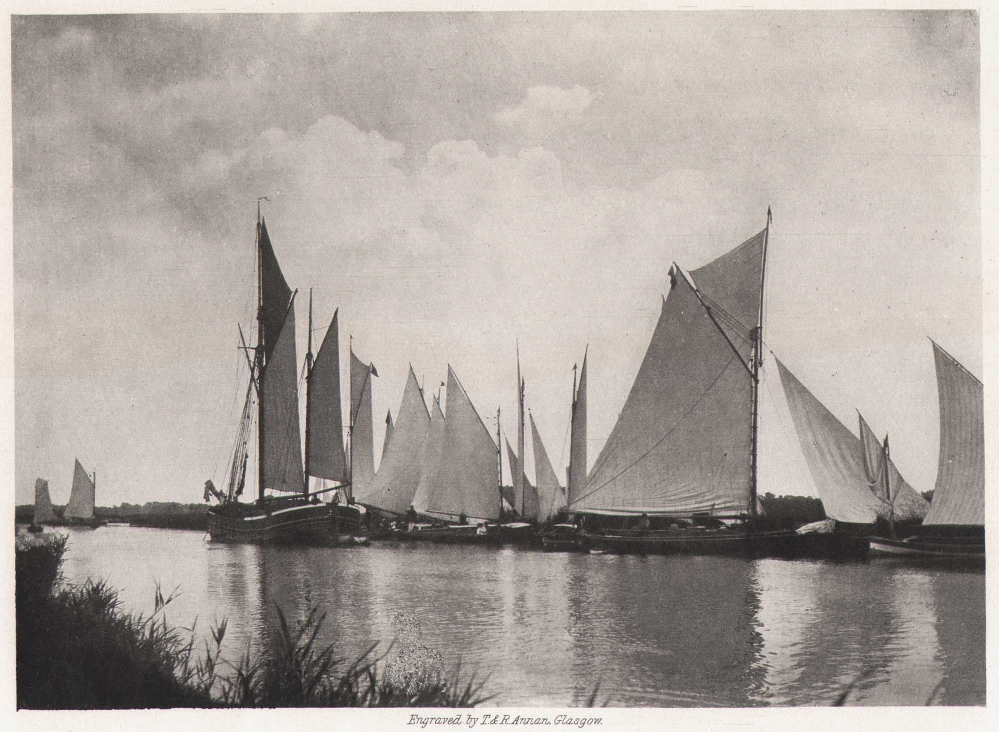 Yachts on the Waveney