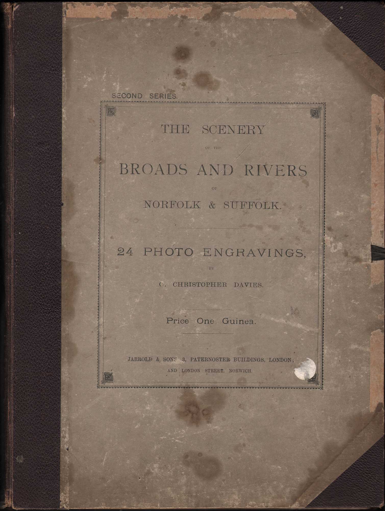 Portfolio Cover: The Scenery of the Broads and Rivers of Norfolk & Suffolk: Second Series