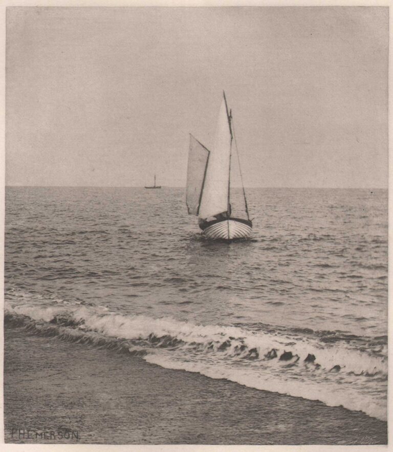 A Suffolk Shrimper “Coming Ashore”