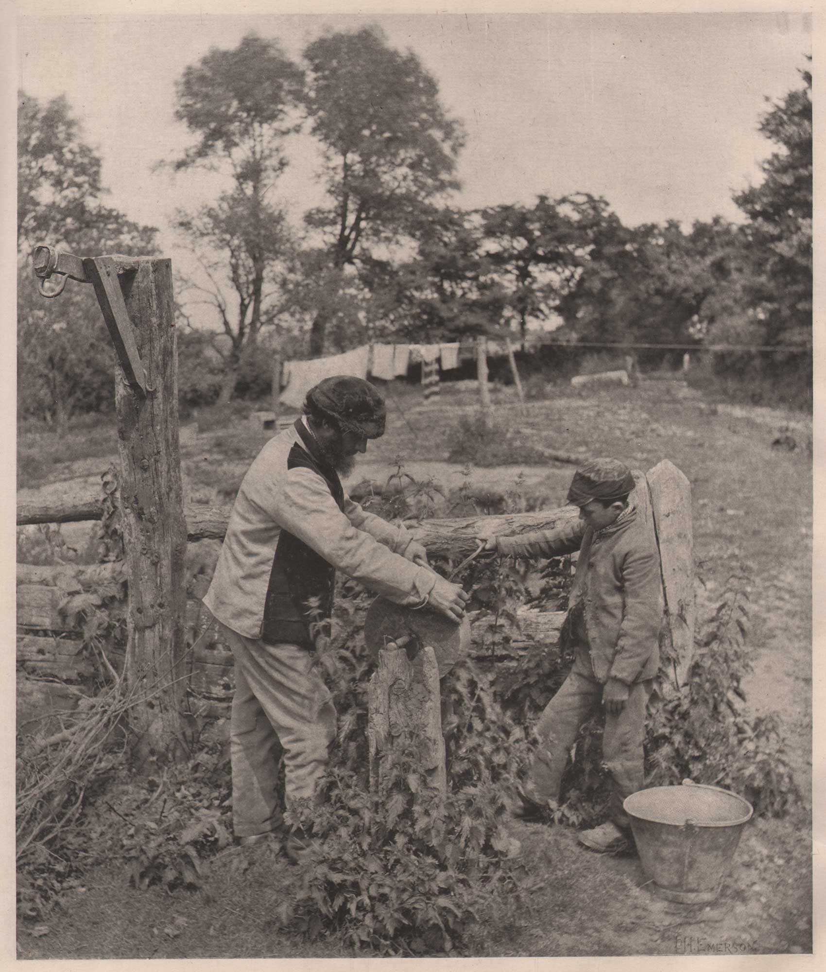 At the Grindstone—A Suffolk Farmyard