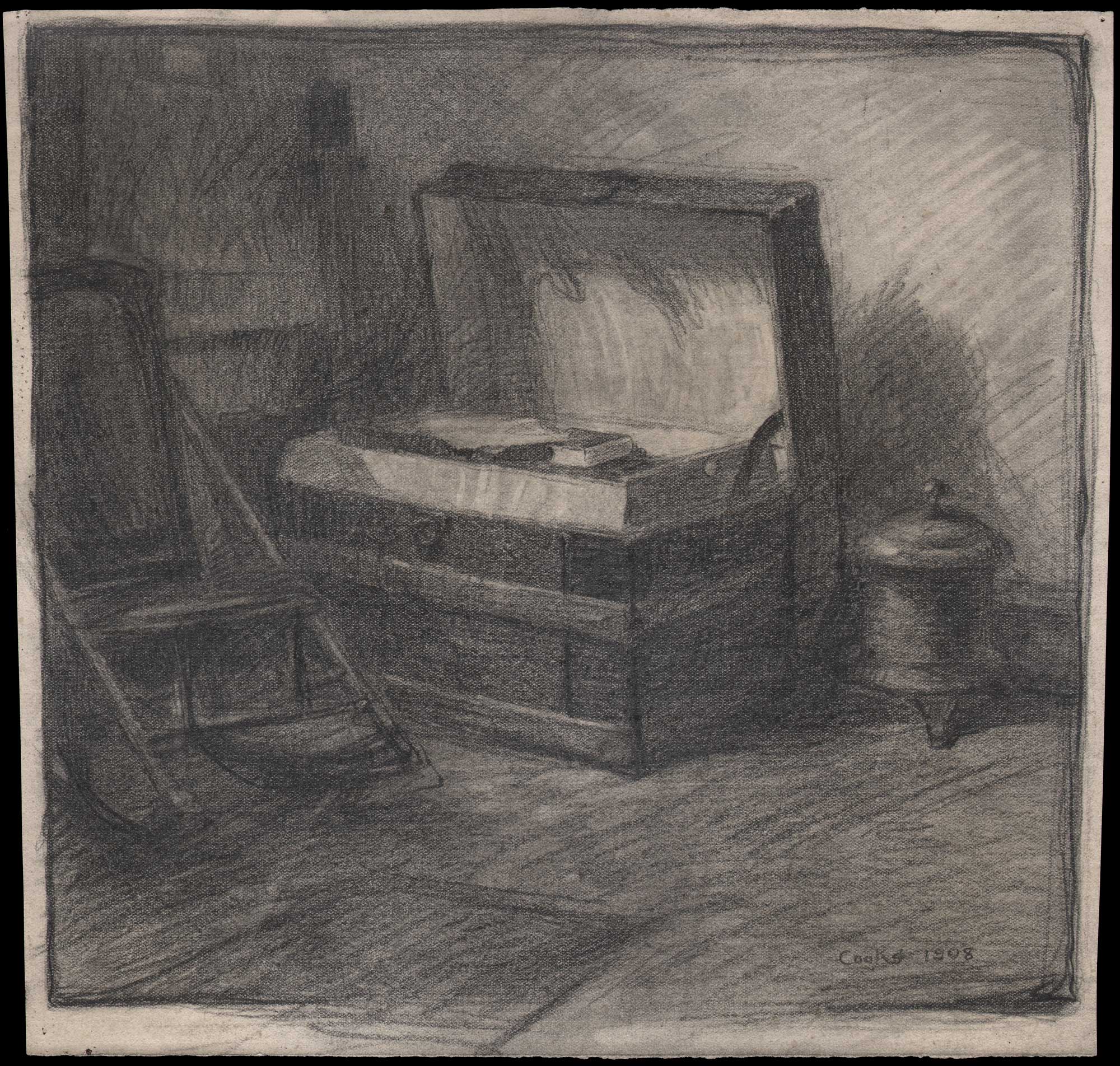 Open Trunk in a Garret