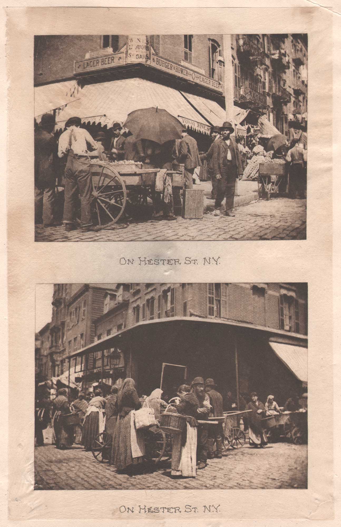 On Hester St. N.Y.