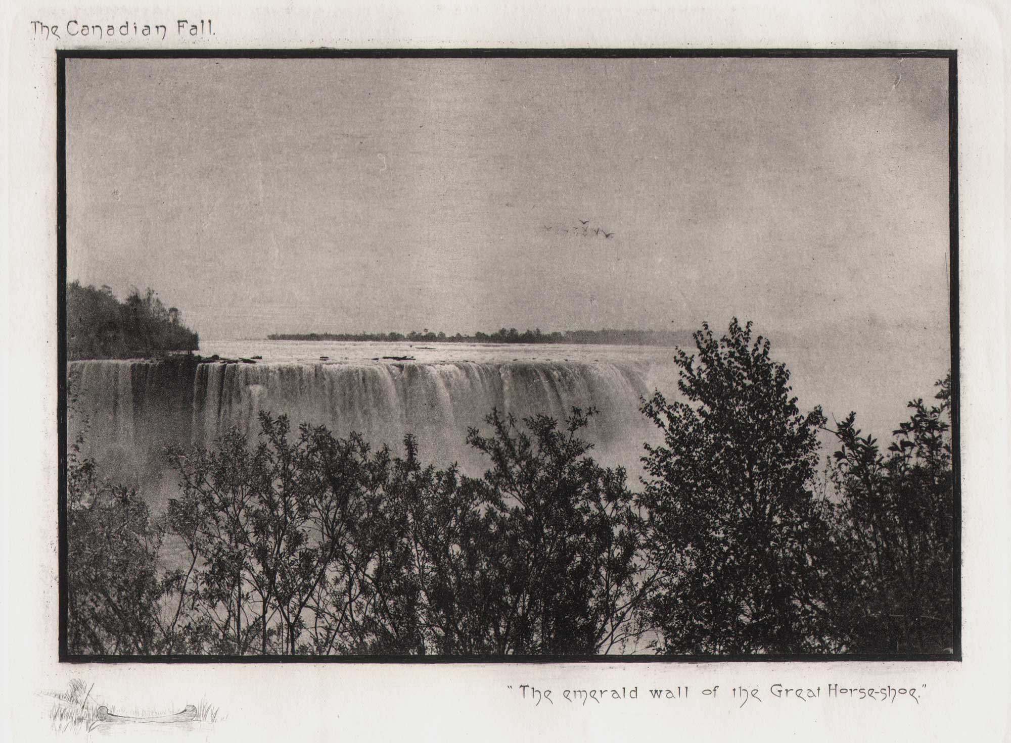 The Canadian Fall: The Emerald Wall of the Great Horse-shoe