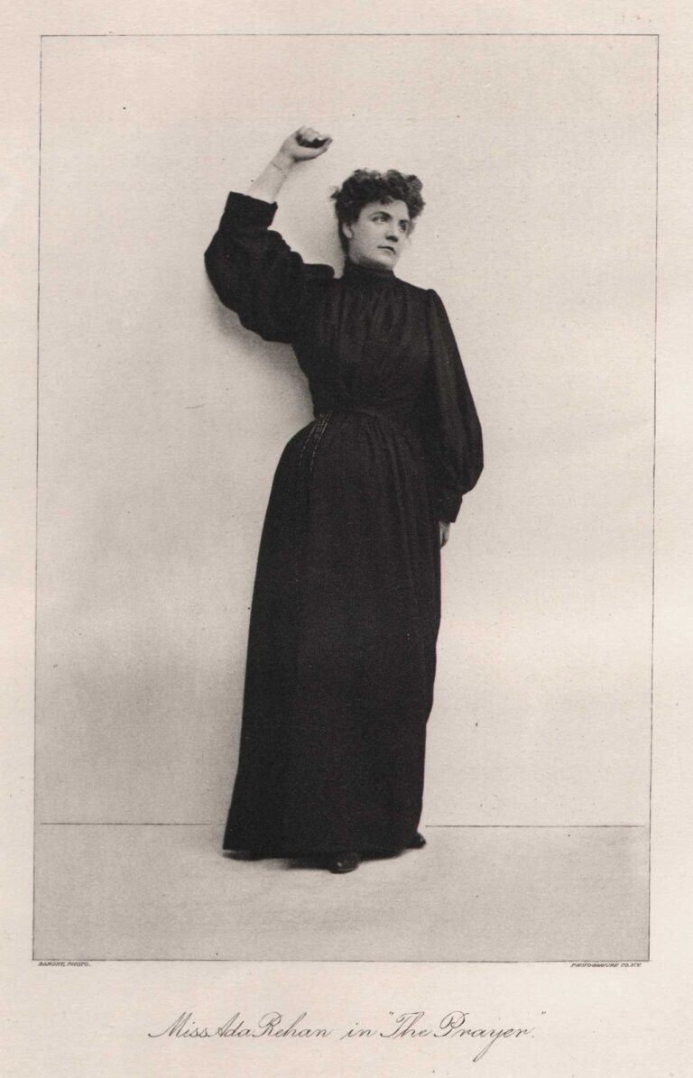 Miss Ada Rehan in “The Prayer”