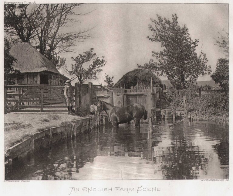 An English Farm Scene