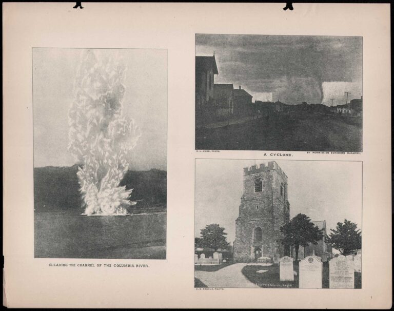 Clearing the Channel of the Columbia River | A Cyclone | Edgeware Church, England