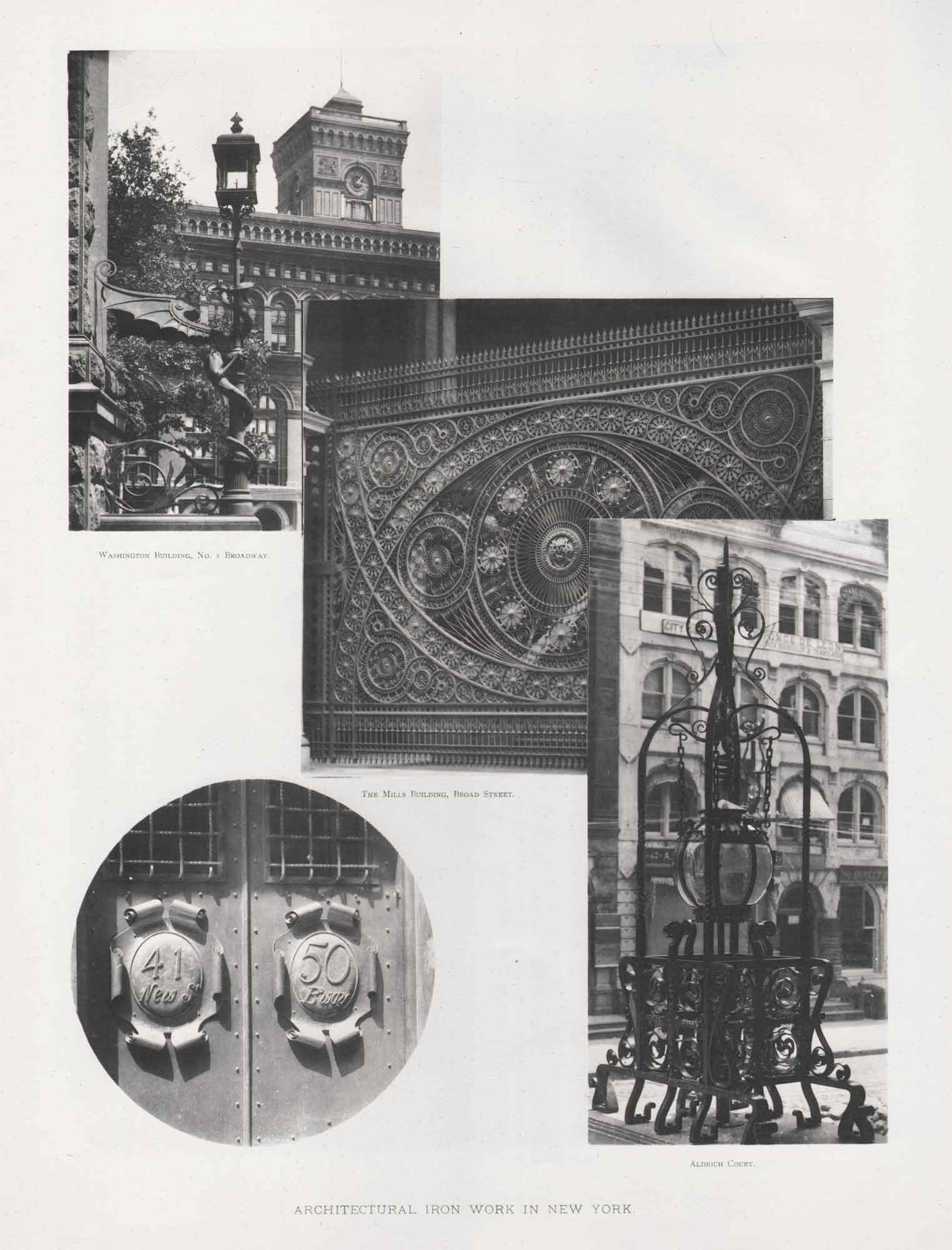 Architectural Iron Work in New York