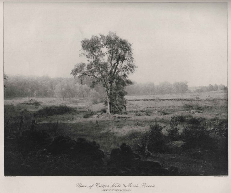 Base of Culp’s Hill and Rock Creek, Gettysburg