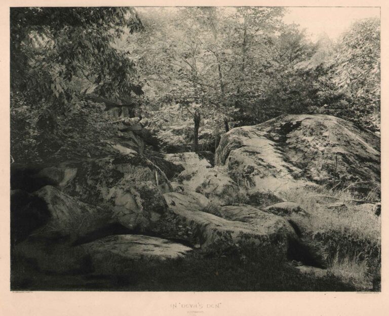 In “Devil’s Den”— Gettysburg