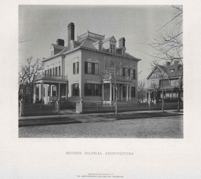 Modern Colonial Architecture | Charles P. Noyes Residence, Saint Paul, MN