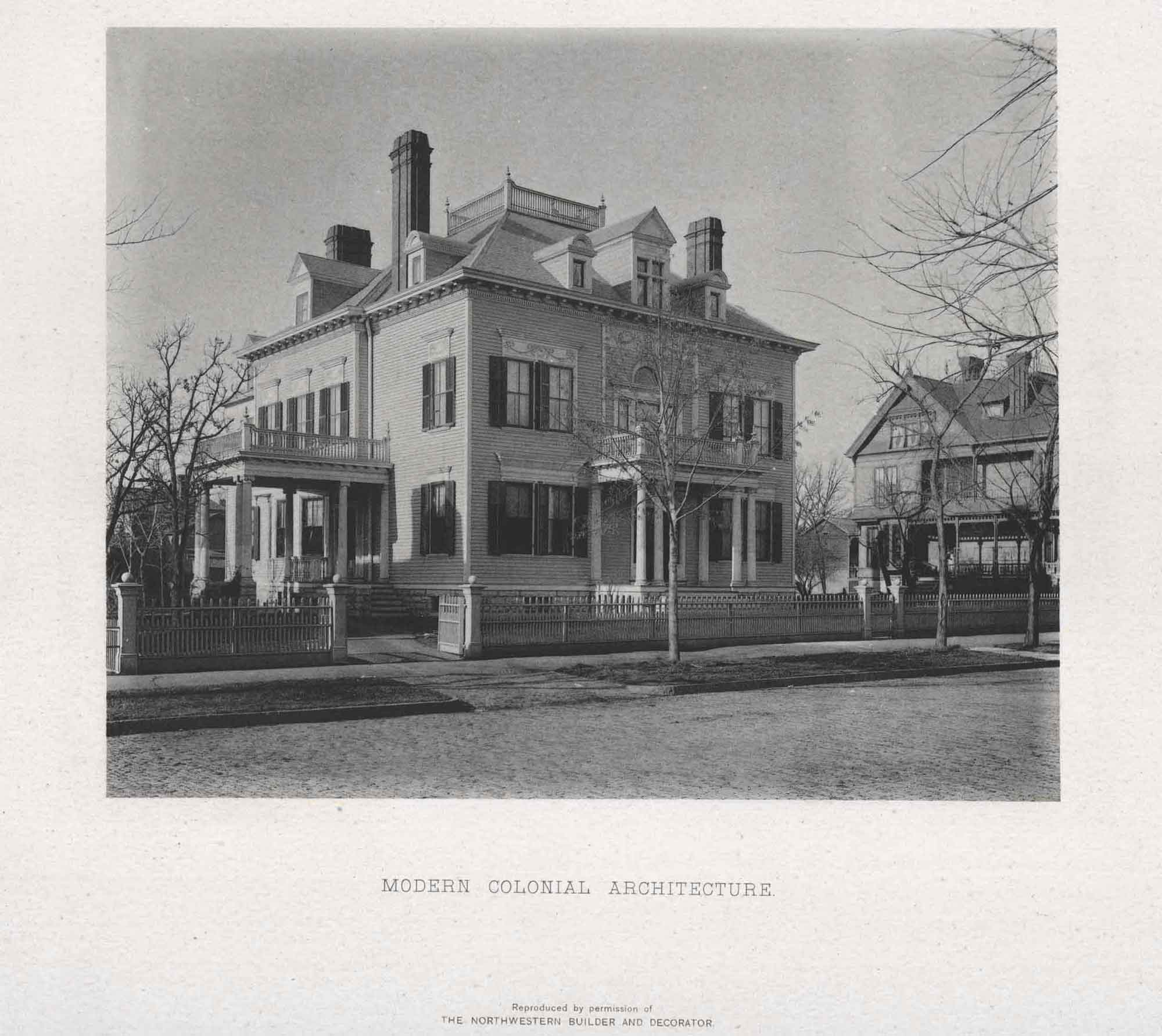 Modern Colonial Architecture | Charles P. Noyes Residence, Saint Paul, MN