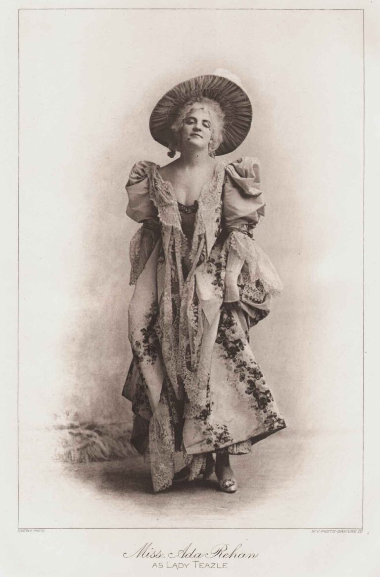 Miss Ada Rehan, as Lady Teazle