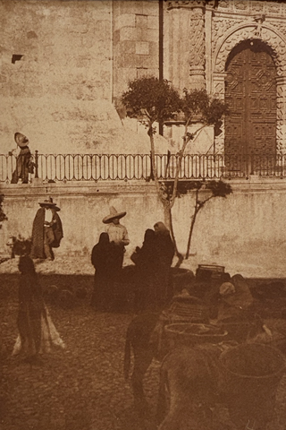 Pottery Sellers by the Church Door