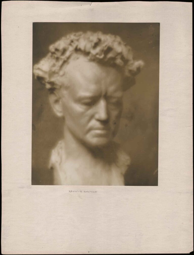 Bust of Photographer Arnold Genthe