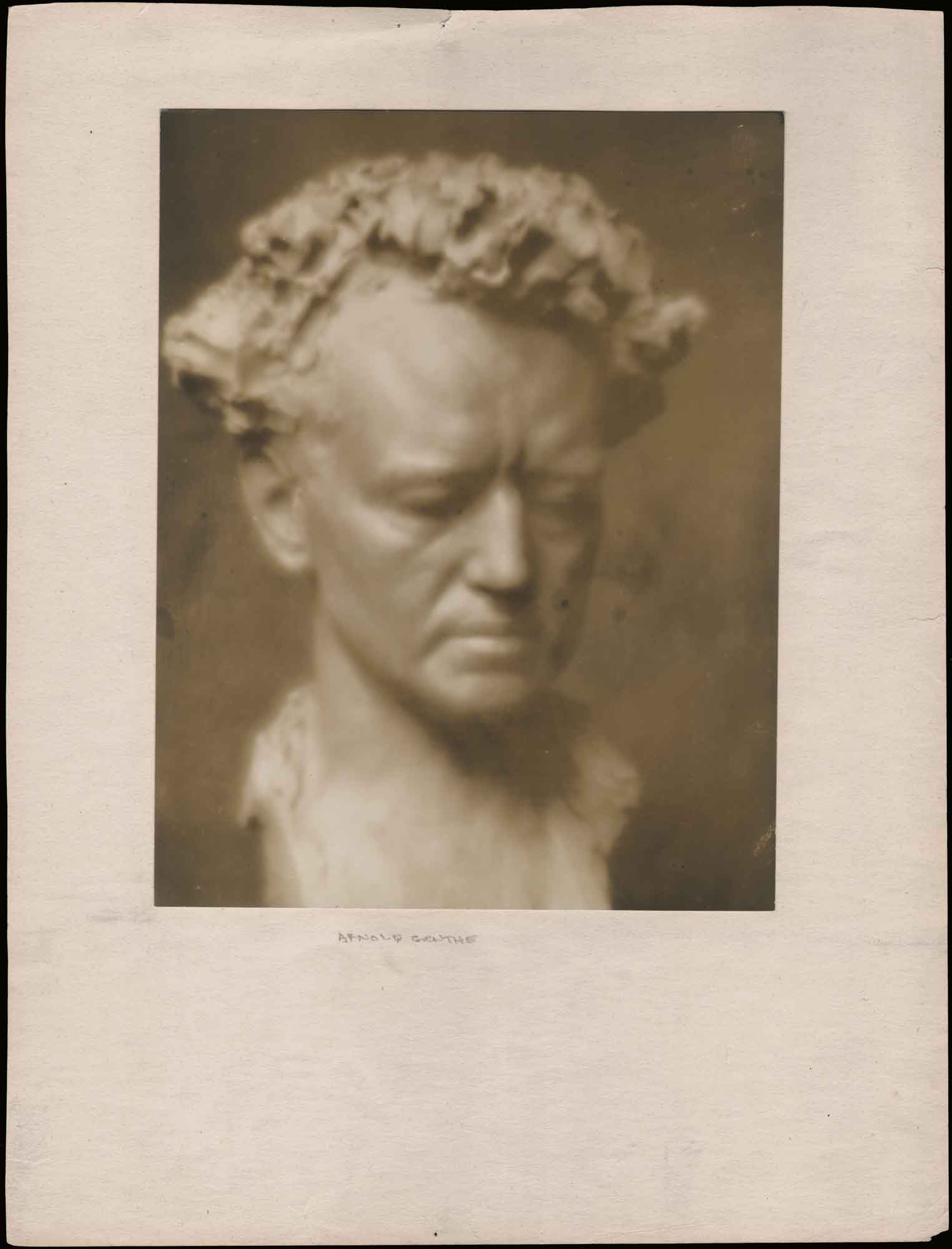 Bust of Photographer Arnold Genthe