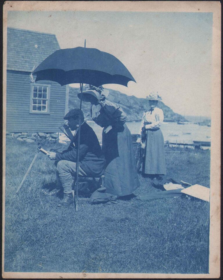 Sketching on Monhegan Island