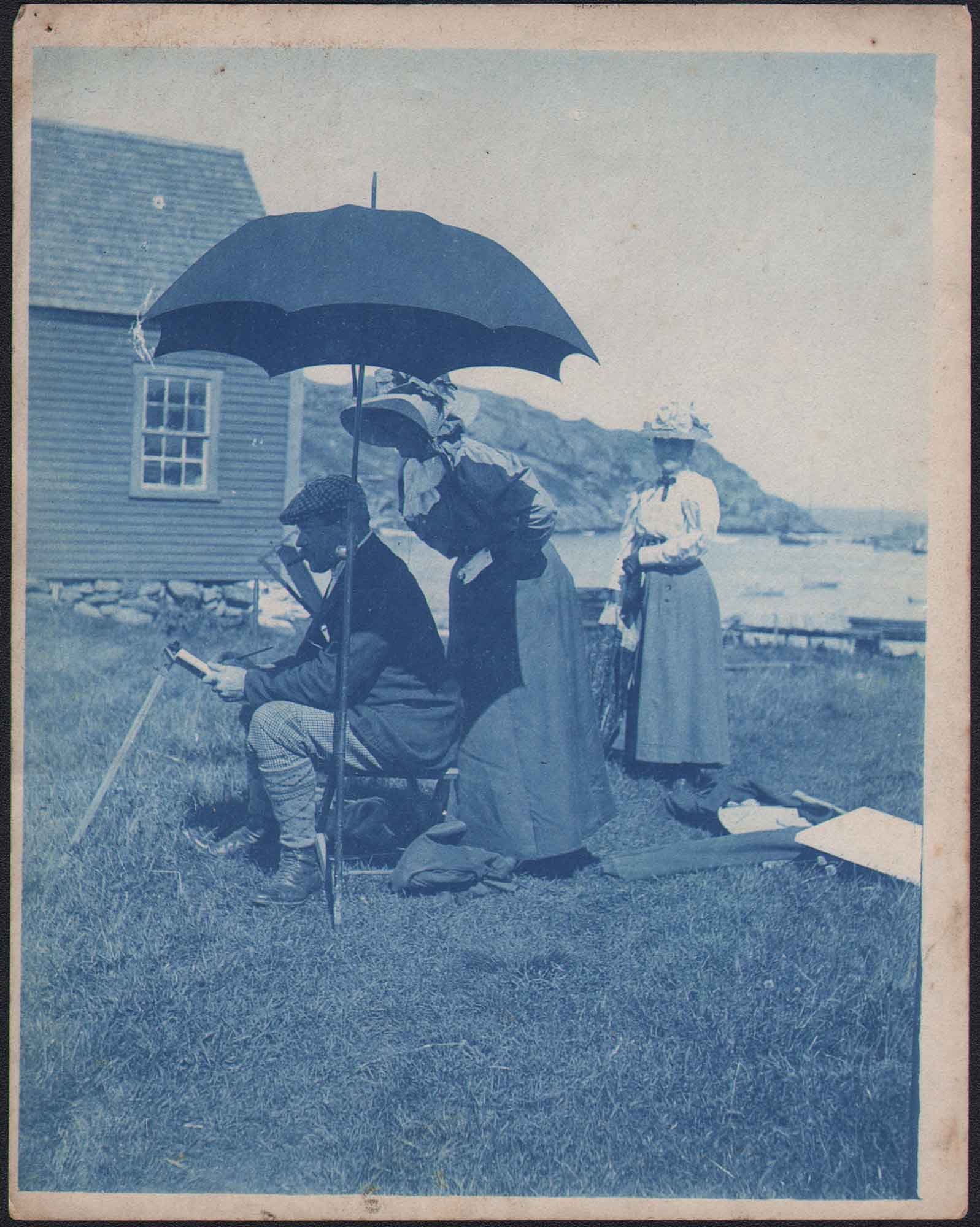 Sketching on Monhegan Island