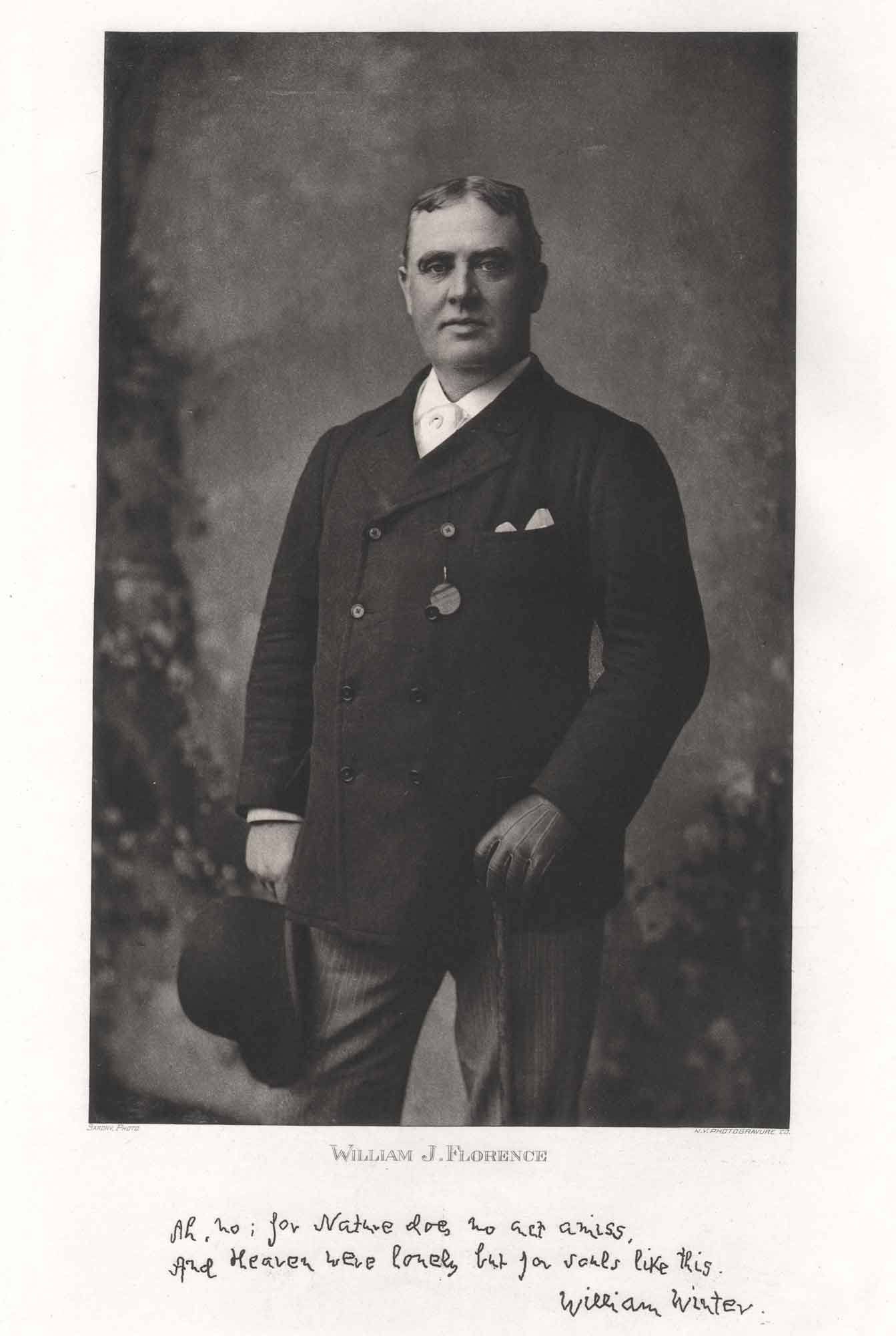 William J. Florence: American Actor, Songwriter, & Playwright