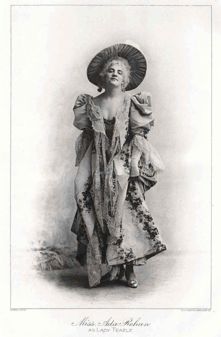 Miss Ada Rehan, as Lady Teazle
