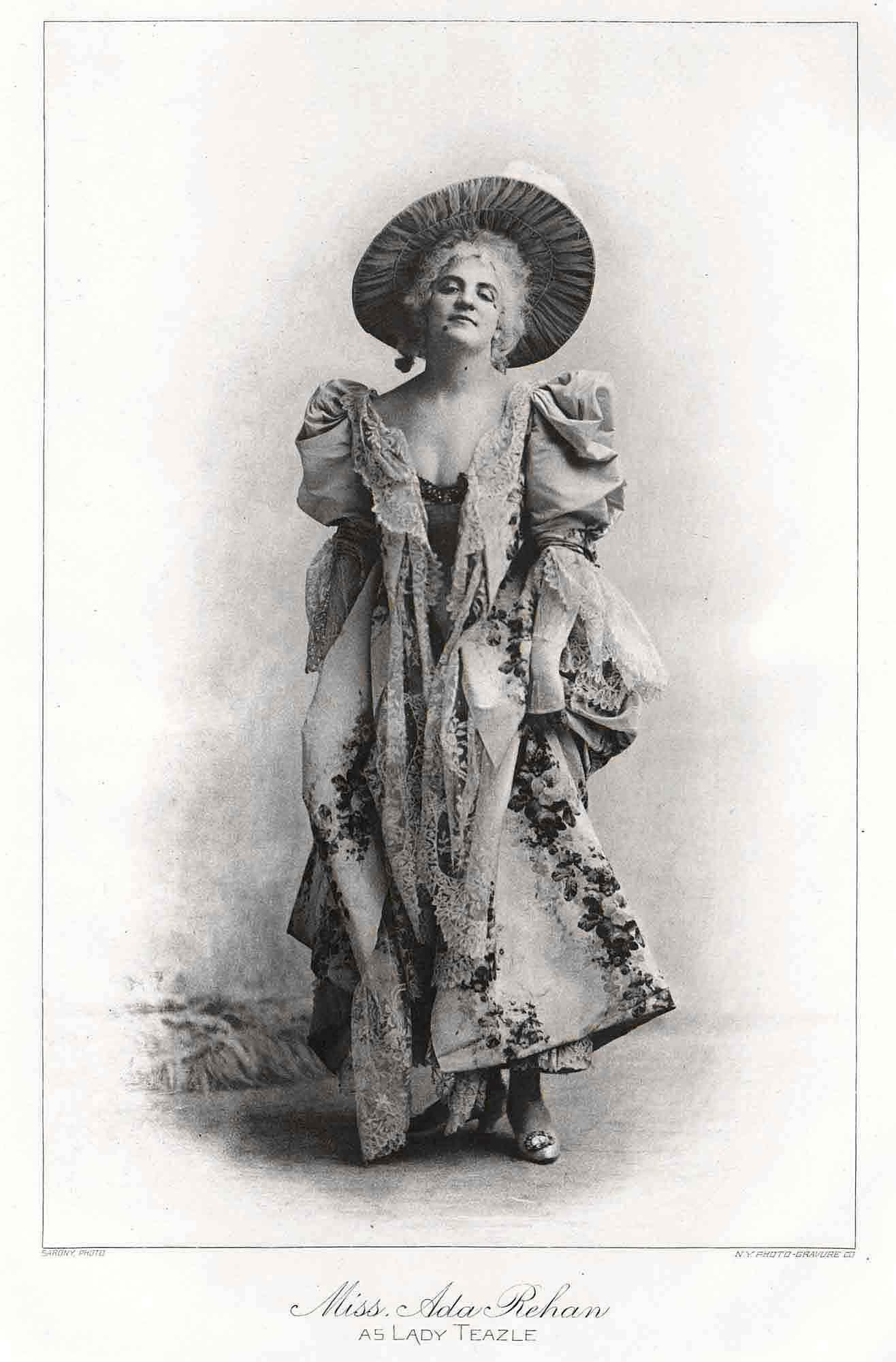 Miss Ada Rehan, as Lady Teazle