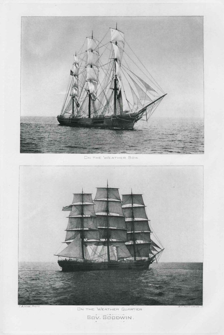 The Governor Goodwin—On the Weather Bow & Quarter