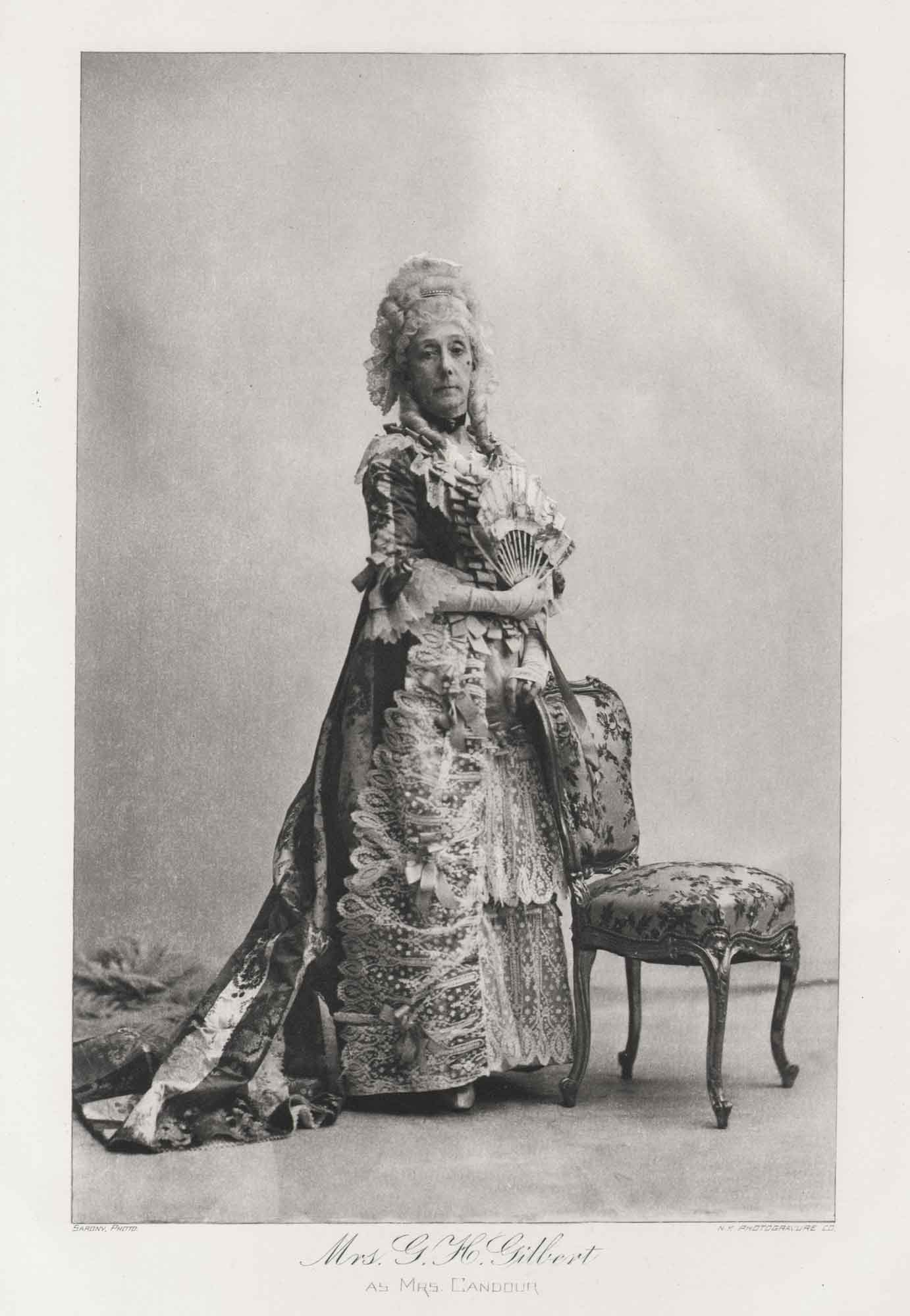 Mrs G. H. Gilbert as Mrs. Candour in The School for Scandal