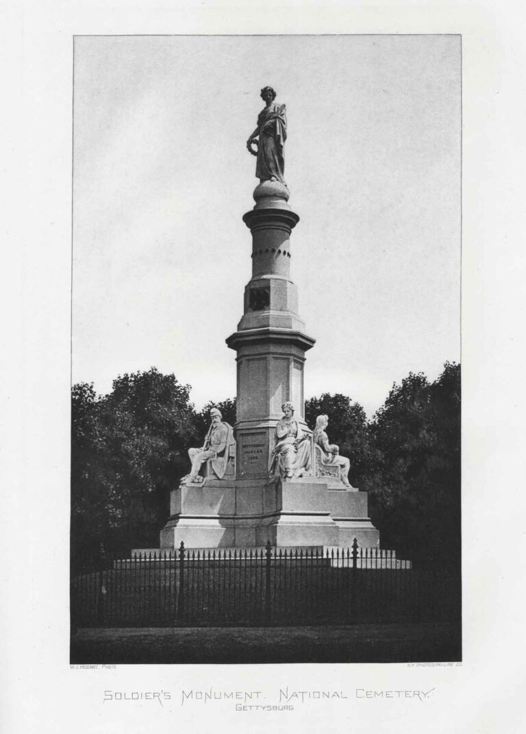 Soldier’s Monument, National Cemetery, Gettysburg