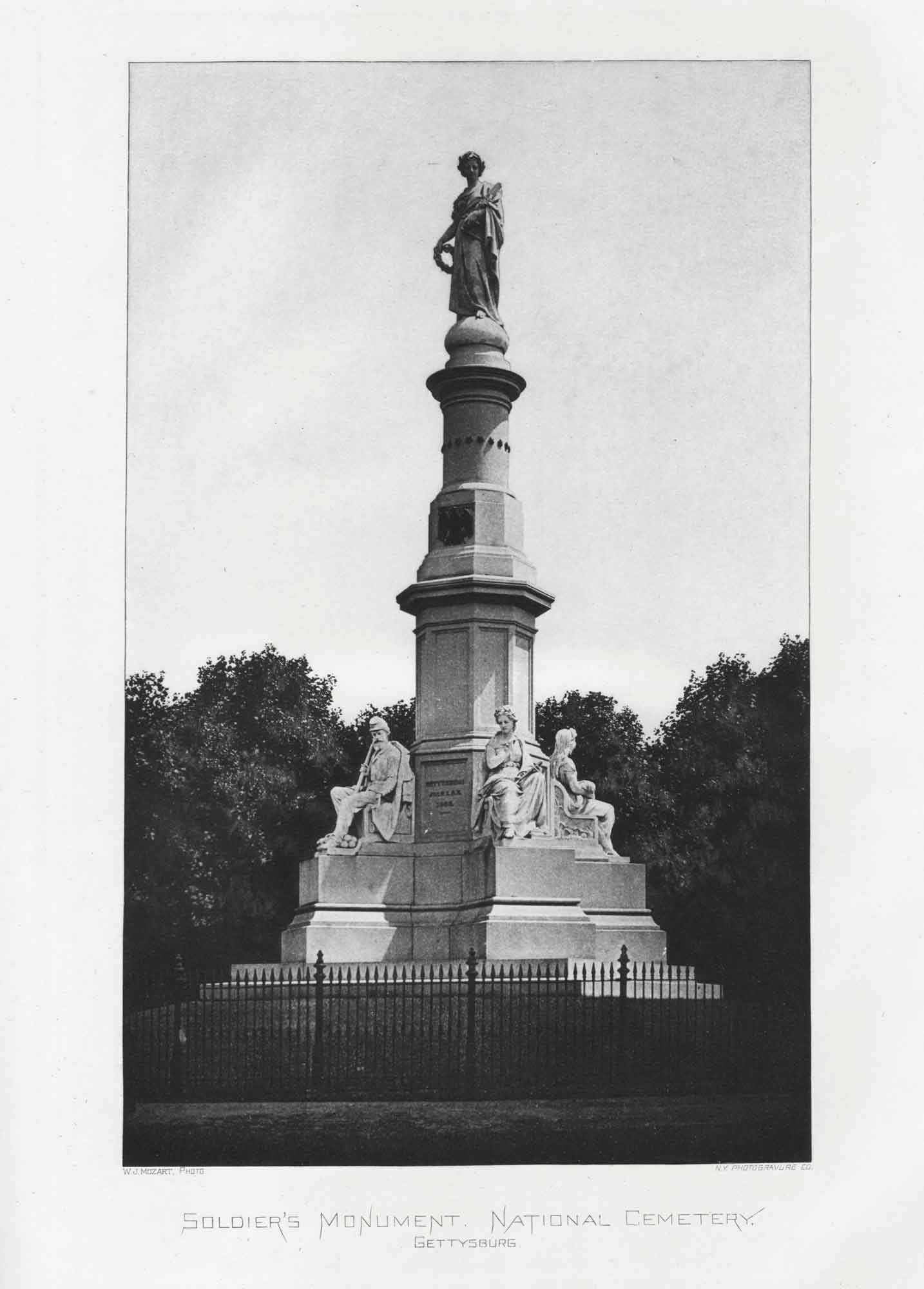 Soldier’s Monument, National Cemetery, Gettysburg