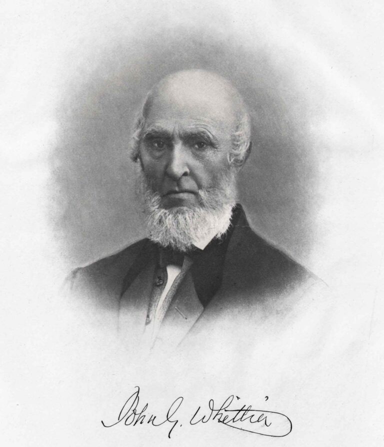 John Greenleaf Whittier—American Quaker Poet and Abolitionist