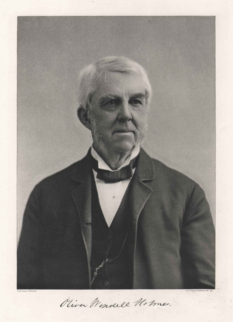 Oliver Wendell Holmes—American Physician and Poet